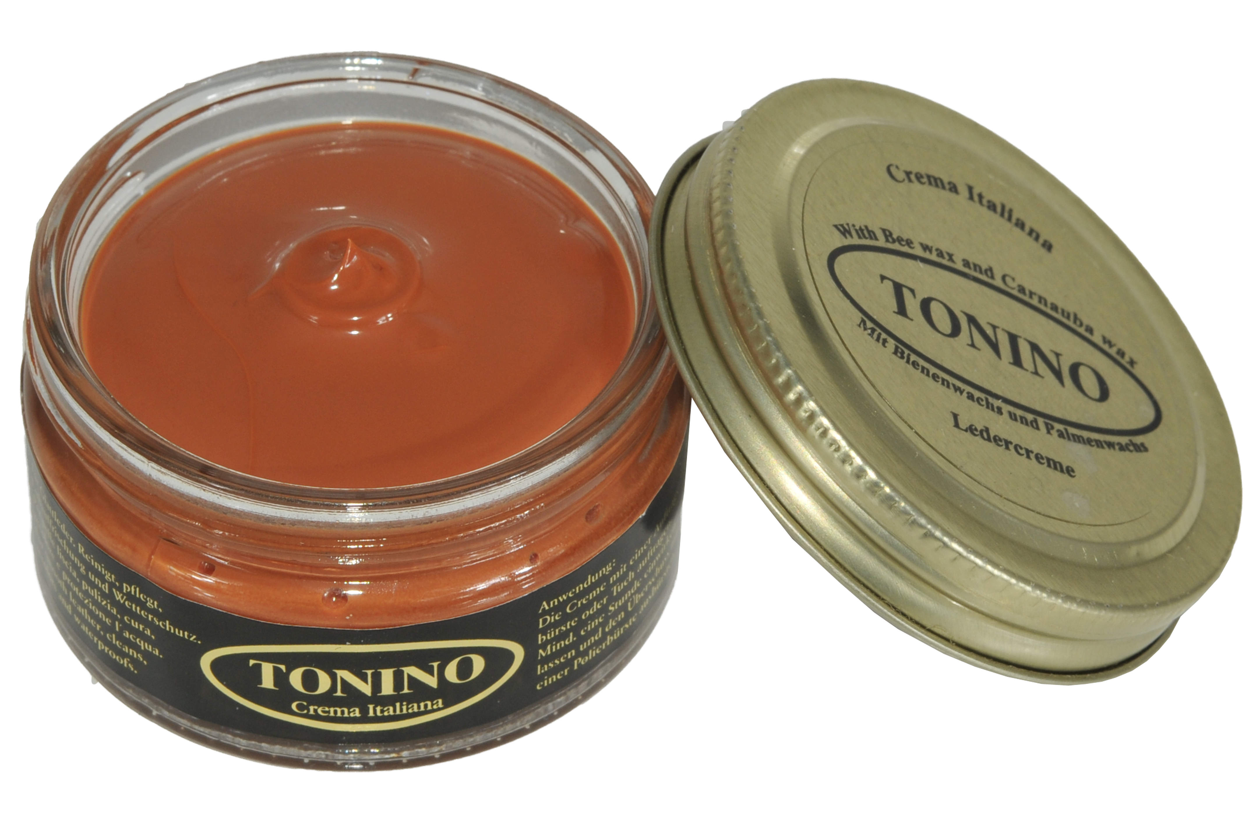 Hellbraun Tonino Pflege Schuhcreme
