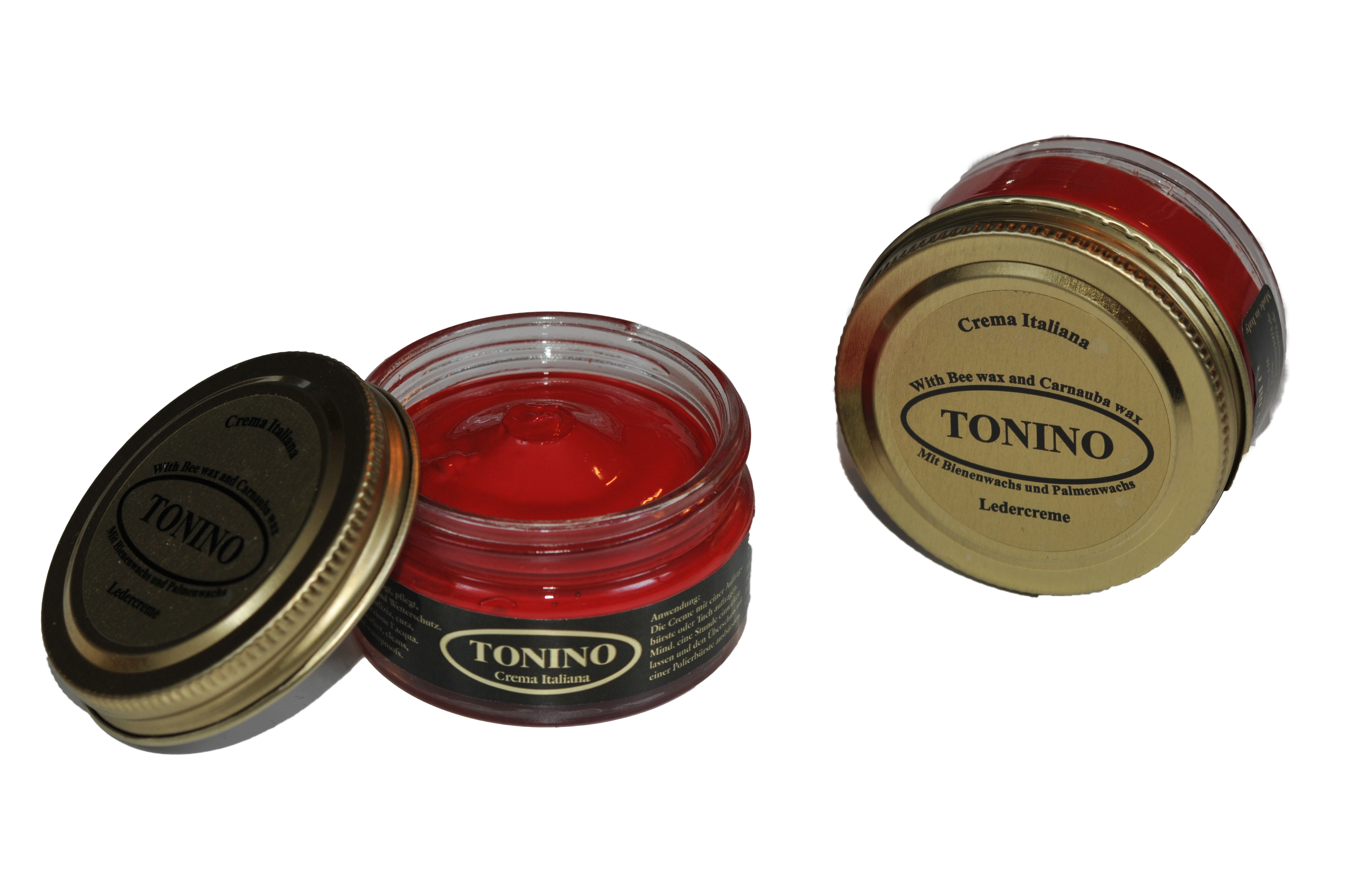 Ledercreme Rot